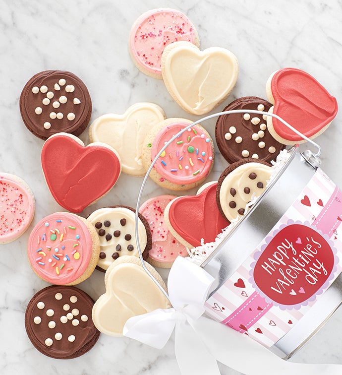 Happy Valentine's Day Cookie Pail