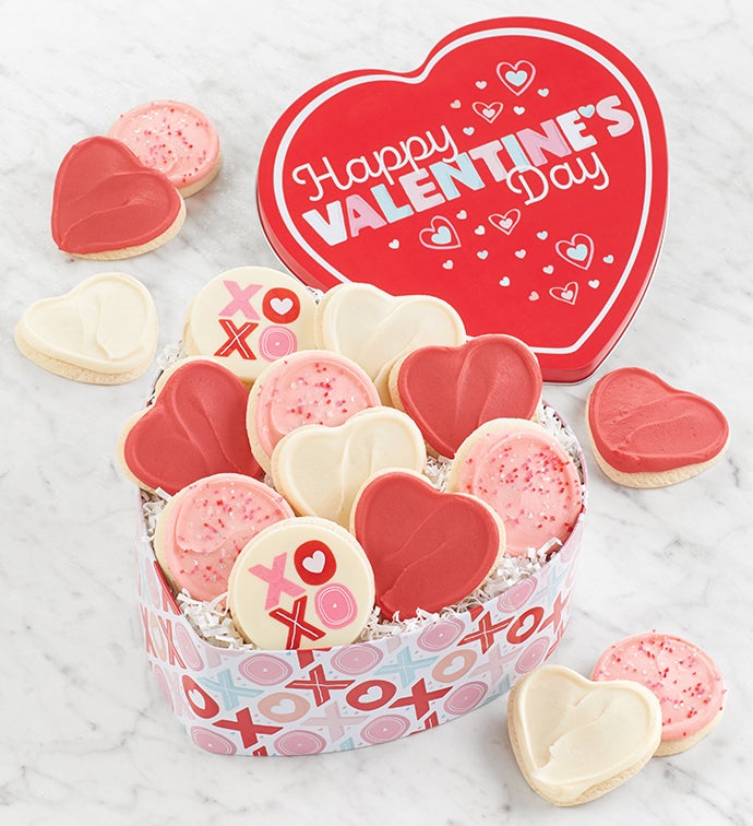 Valentine Gift Tin   Cut out Assortment