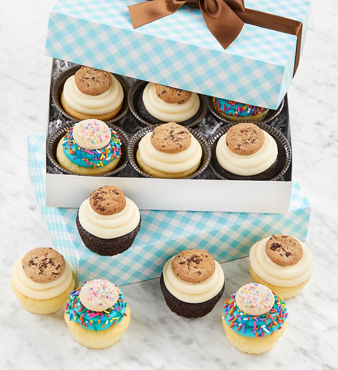 Buttercream Frosted Assorted Cupcakes cupcakes