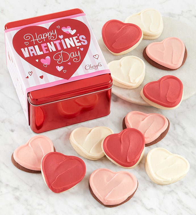 Valentine’s Day Cutout Cookie Tin