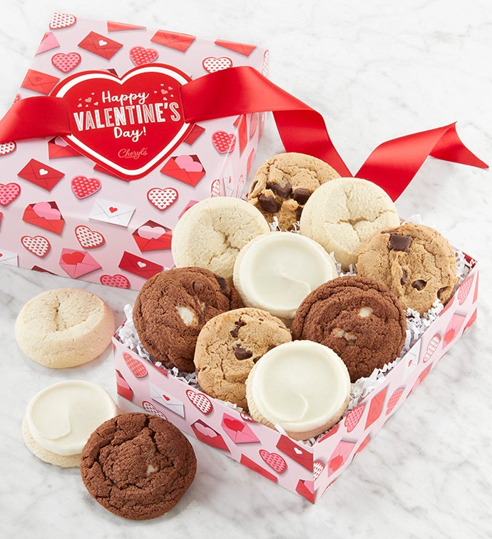 Vegan Valentine Cookie Gift Box