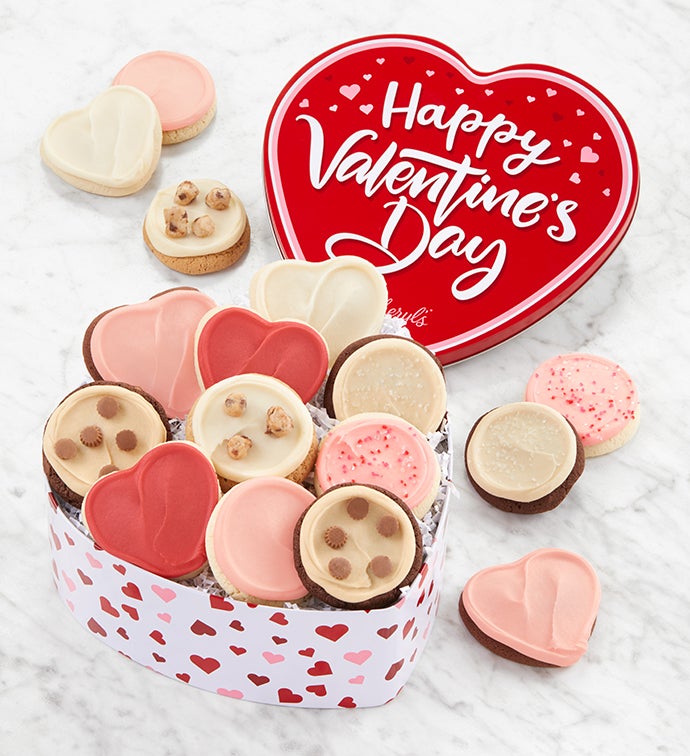 Valentine Gift Tin   Frosted Assortment