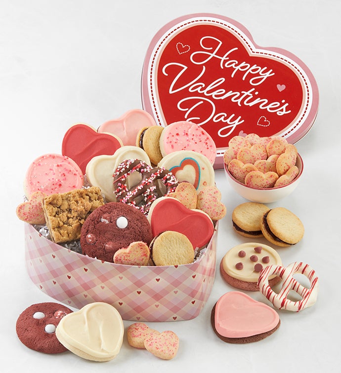 Valentine Gift Tin   Treats Assortment