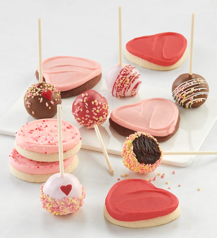 Valentine Cake Pops & Cookies