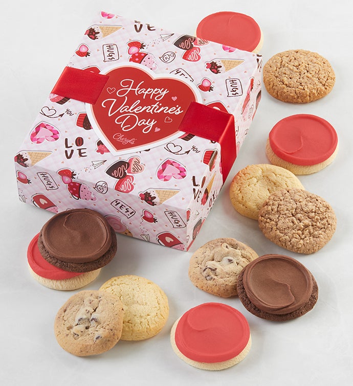 Valentine Cookie Gift Box - Sugar-Free