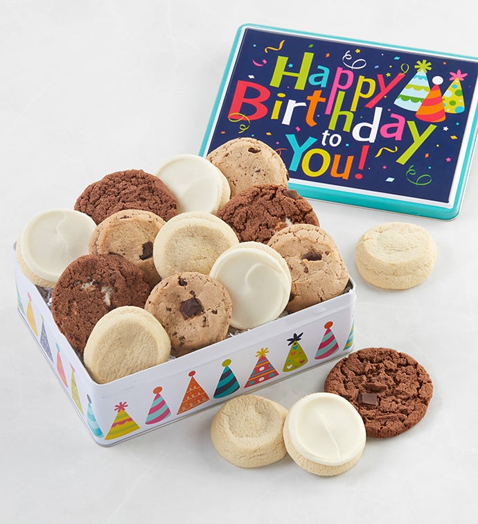 Musical Birthday Gift Tin   Vegan Assortment