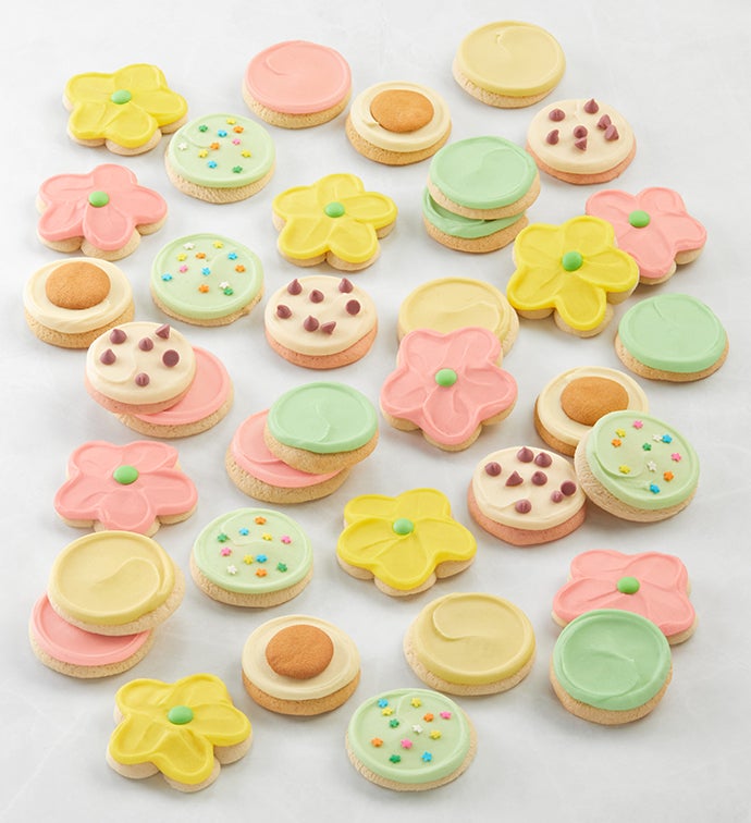 Buttercream-Frosted Spring Cookies