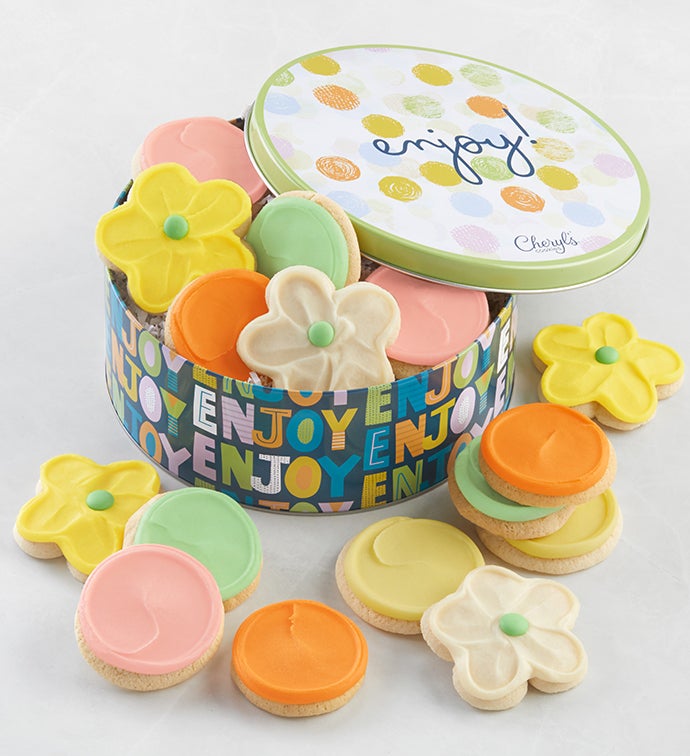 Enjoy Gift Tin   Buttercream Frosted Assortment