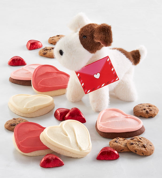 Valentine Plush Gift and Treats