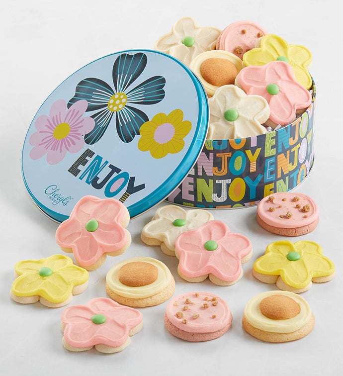 Enjoy Gift Tin Buttercream Frosted Cookies