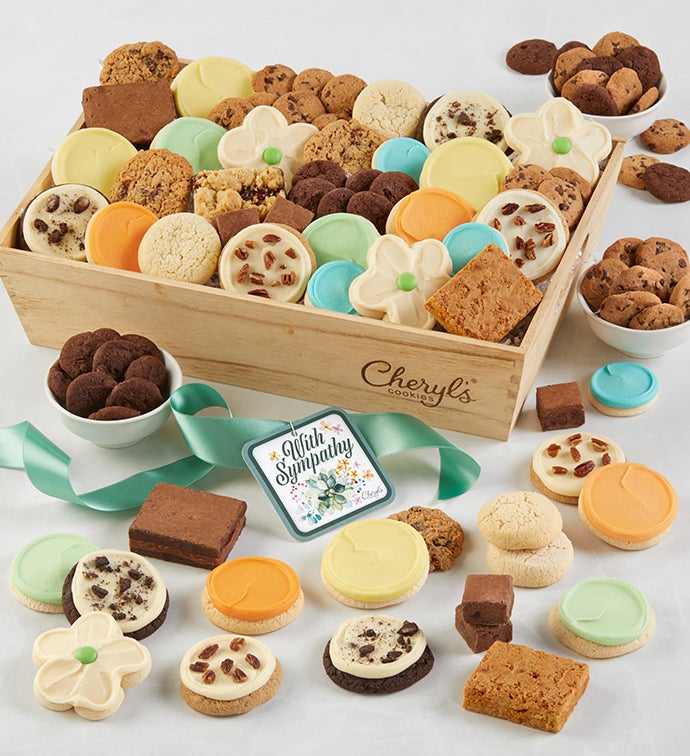 With Sympathy Gift Basket - Large