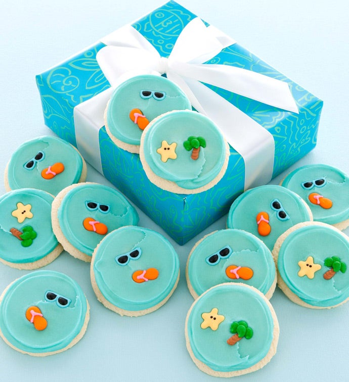 Buttercream Frosted Summertime Cookie Gift Box