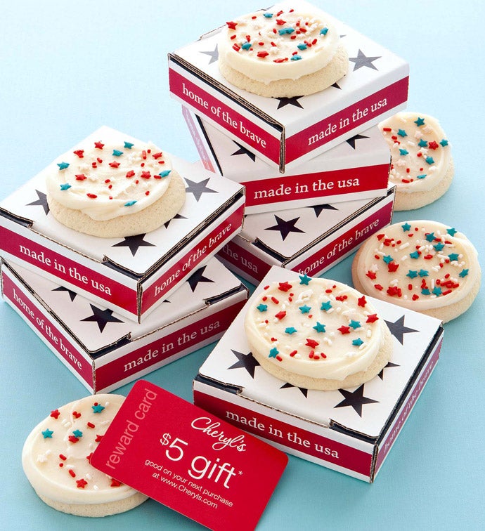 Patriotic Cookie & Gift Card