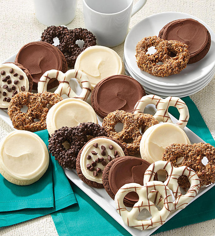 Image of Classic Cookie And Pretzel Gift Cookie/pretzel - 10Pc
