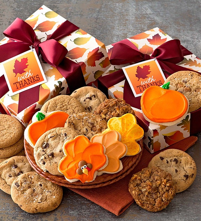 Thanksgiving Gift Box - Assorted Cookies