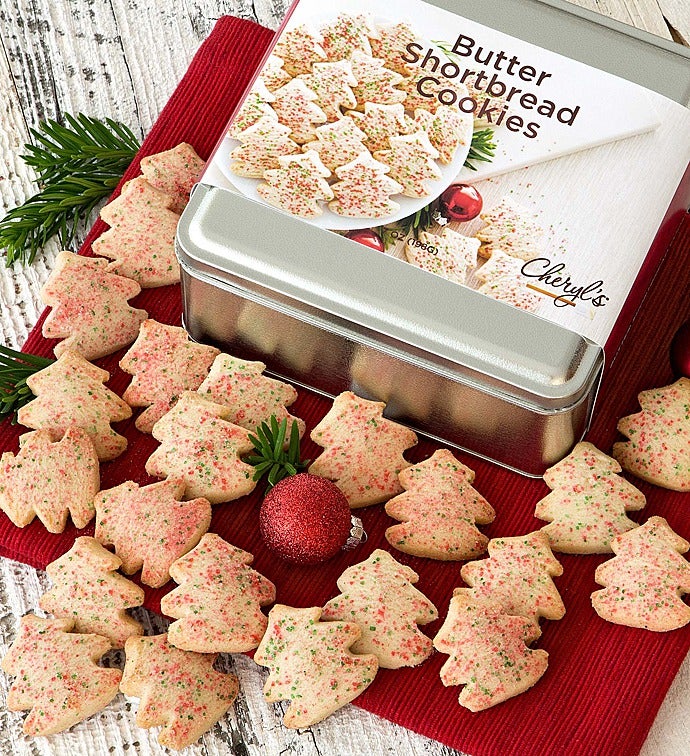 Butter Shortbread Holiday Gift Tin
