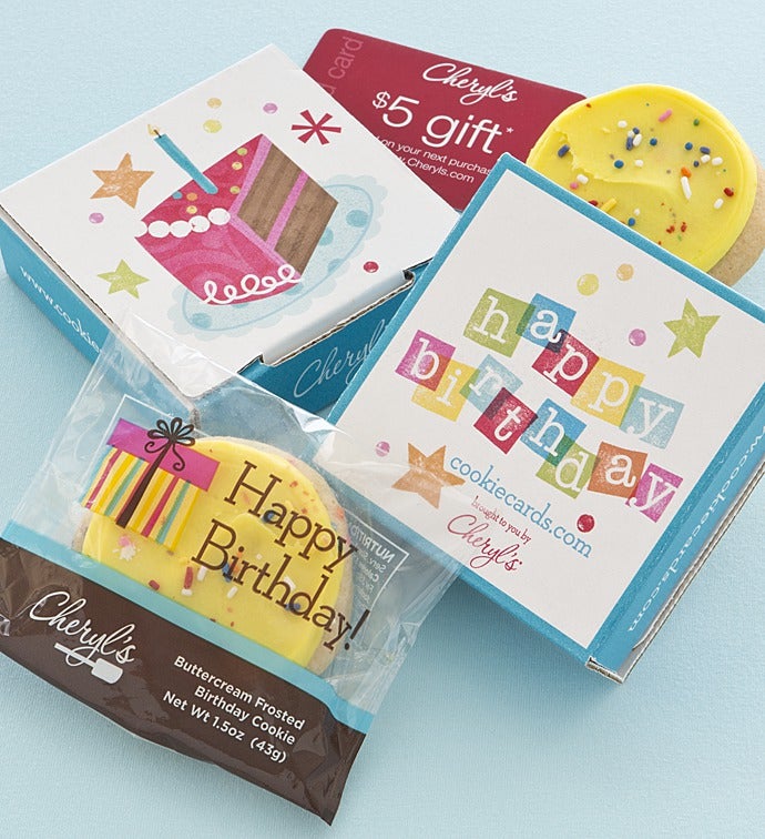 Happy Birthday Cookie Cards