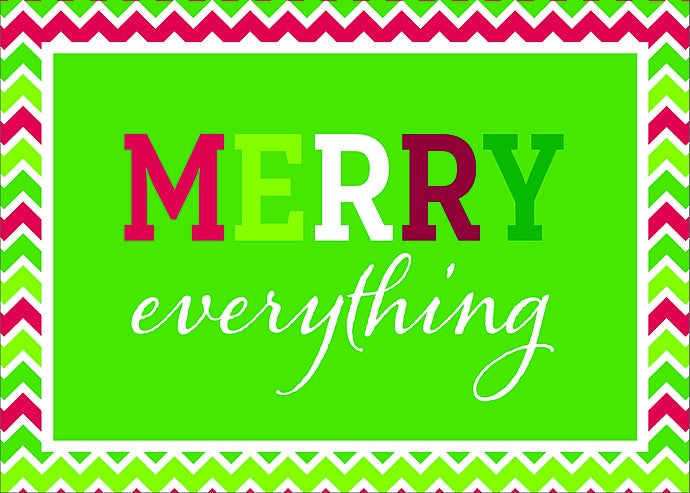 Merry Everything Greeting Card