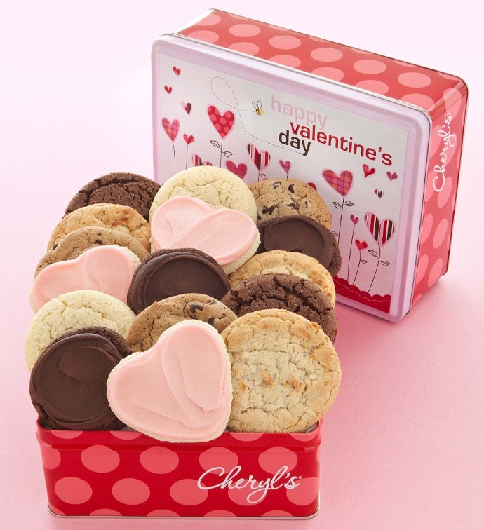 Valentine Heartgift Tin 16 Create Your Own Cookies