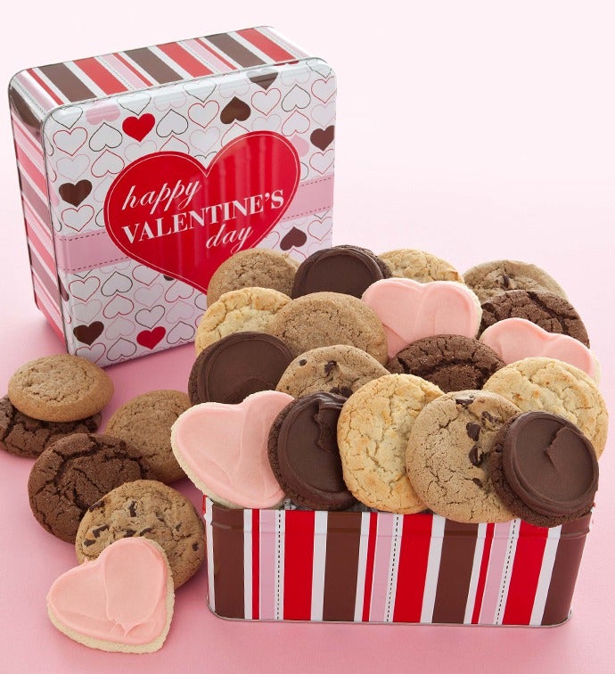 Happy Valentines Day Tin 24 Create Your Own Cookies